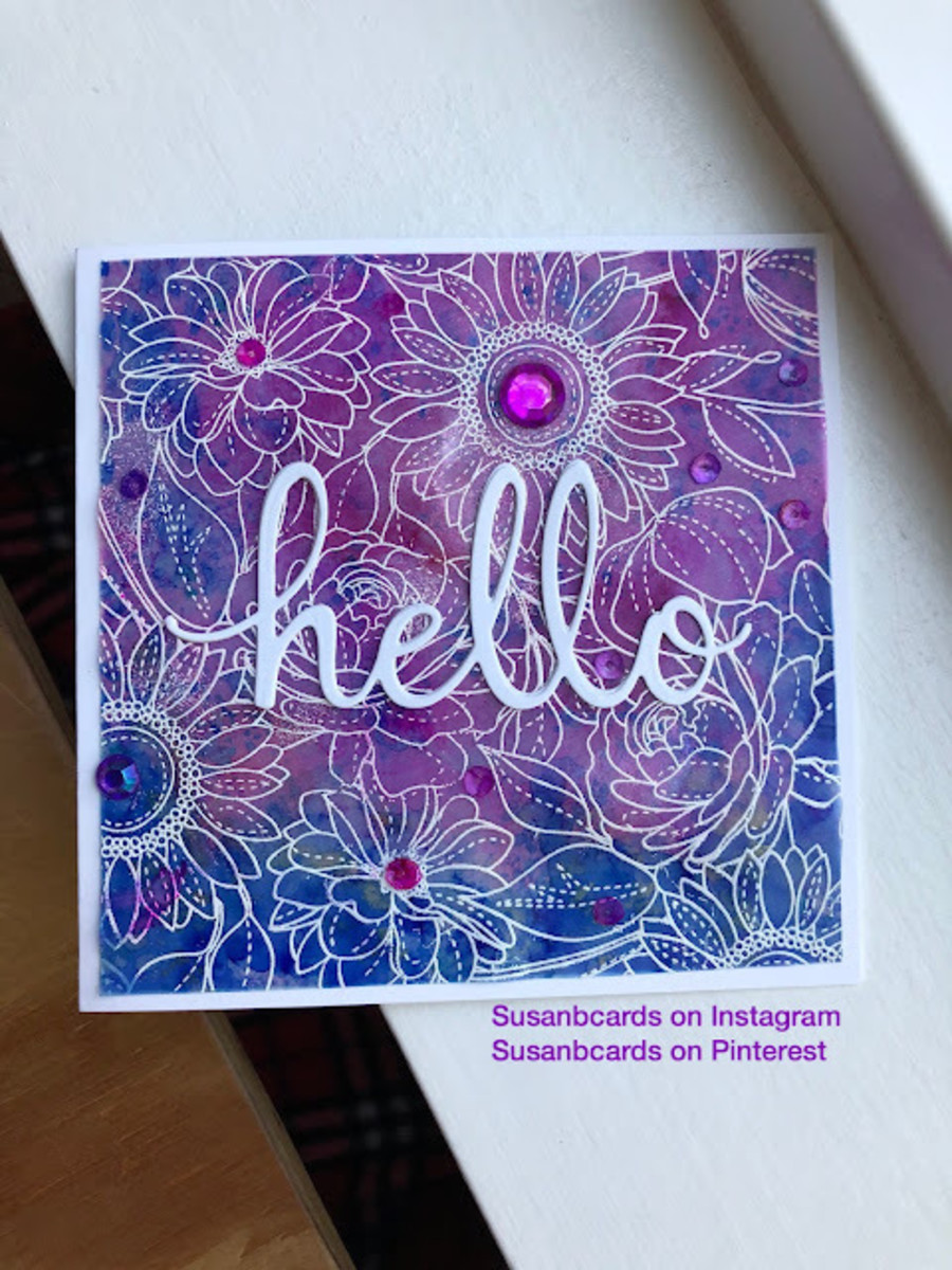 You can create amazing designs on vellum with alcohol inks