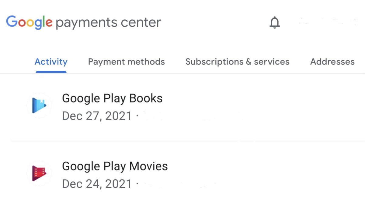 Google Payments Center