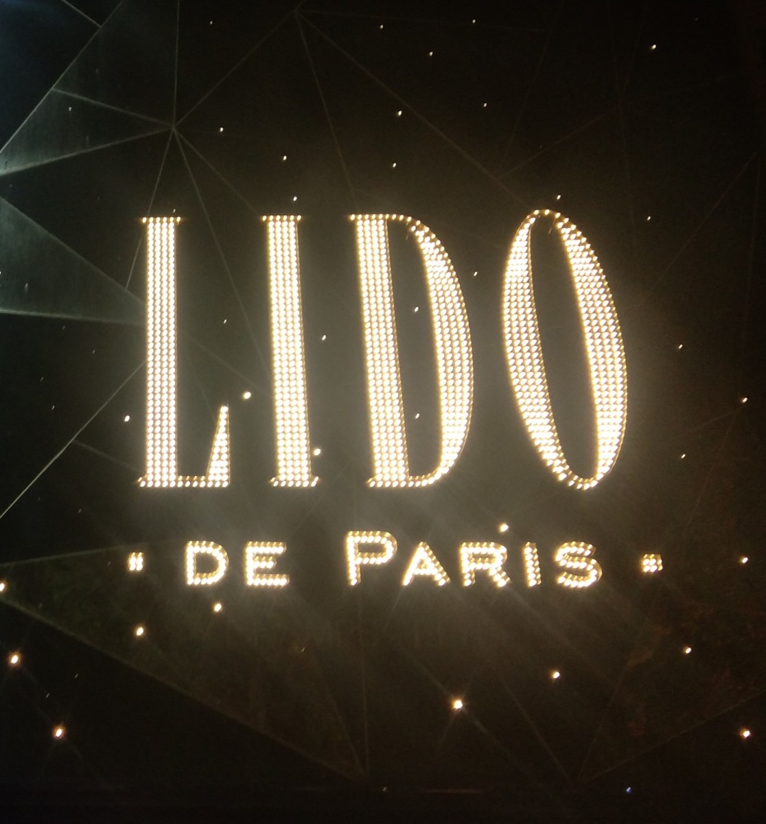Entrance of the World-Famous Lido Show in Paris