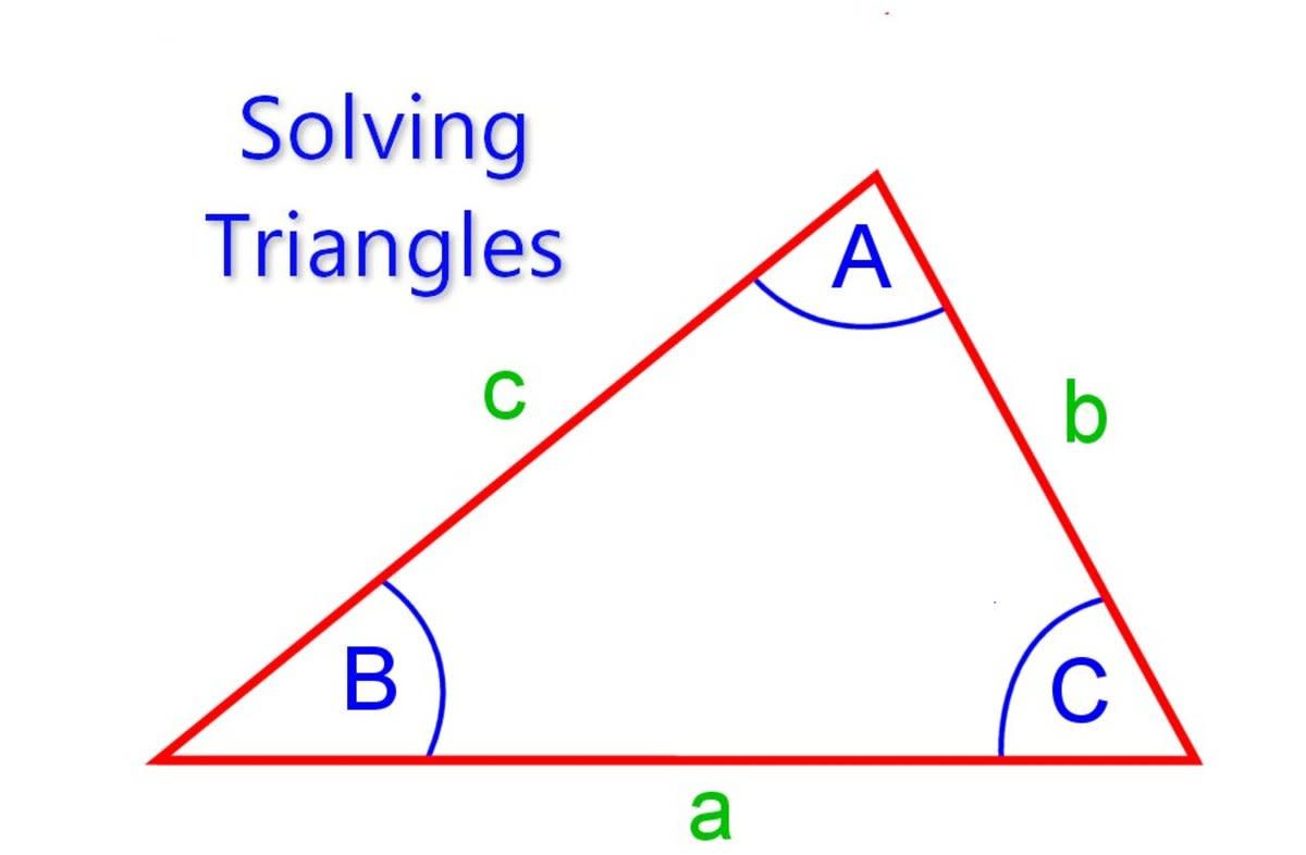 How to Calculate the Missing Sides and Angles of Triangles