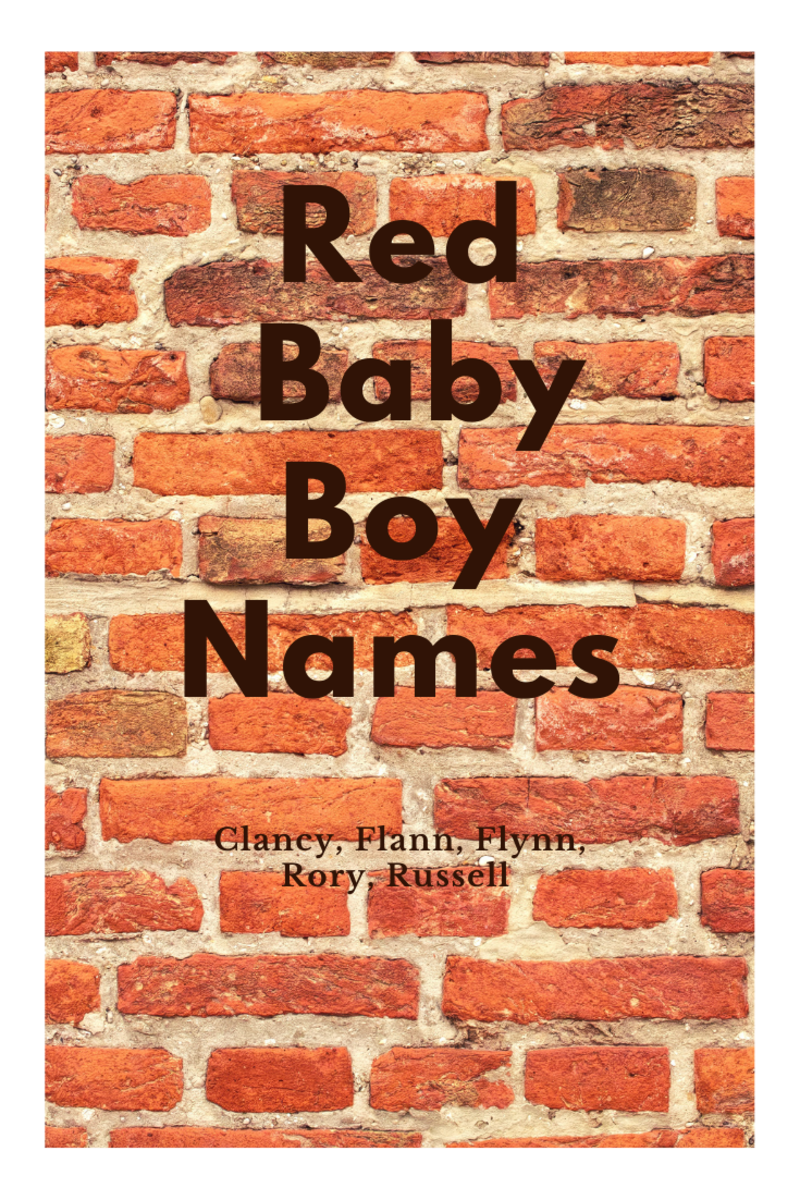 Baby Names Inspired by the Colour Red WeHaveKids