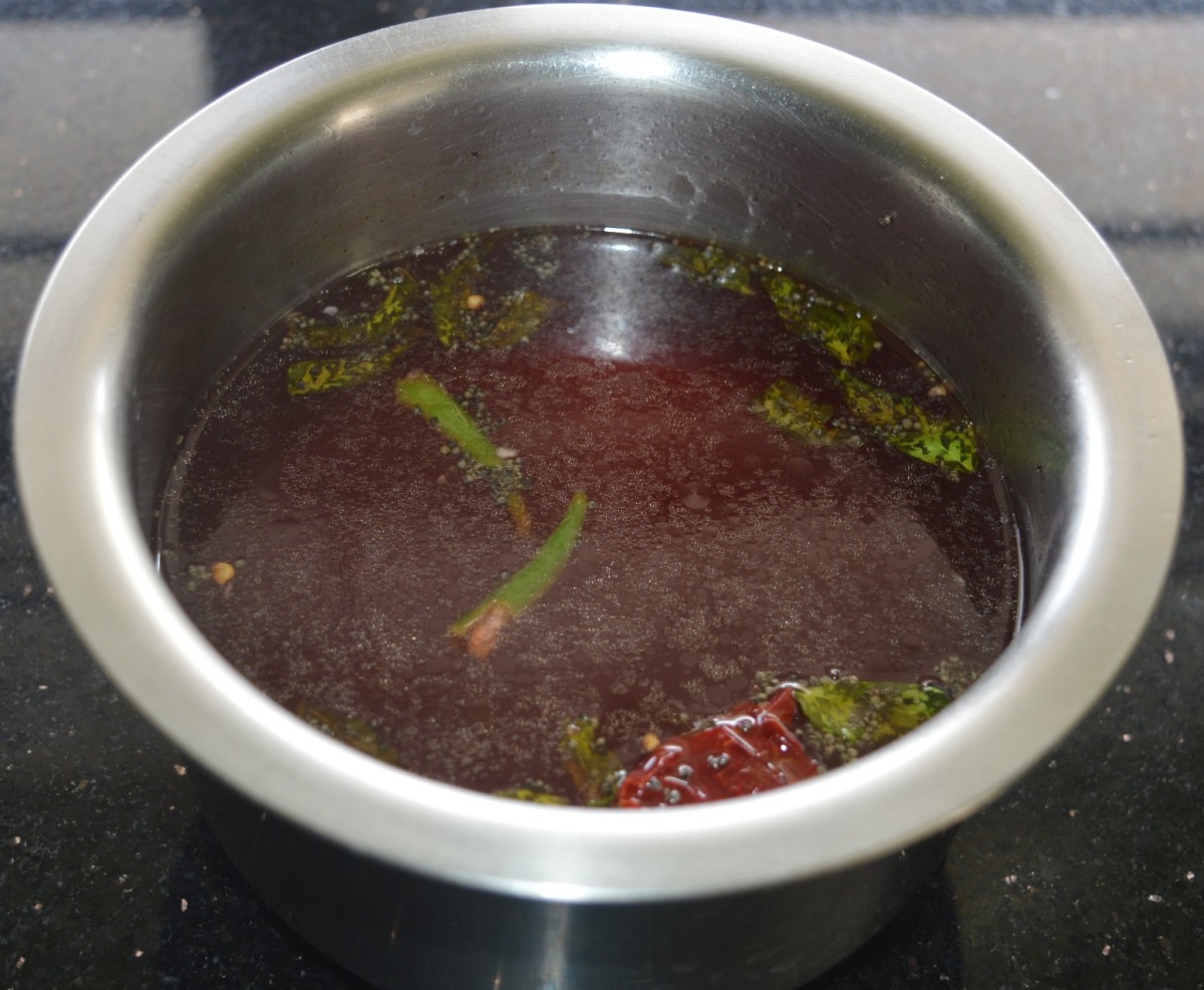 Tangy, sweet, spicy, and flavorful kokum rasam is ready!