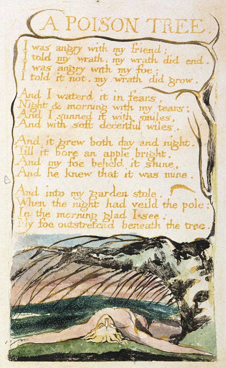 "A Poison Tree" by William Blake