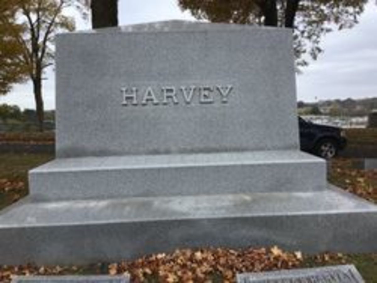 Harvey Grave Marker