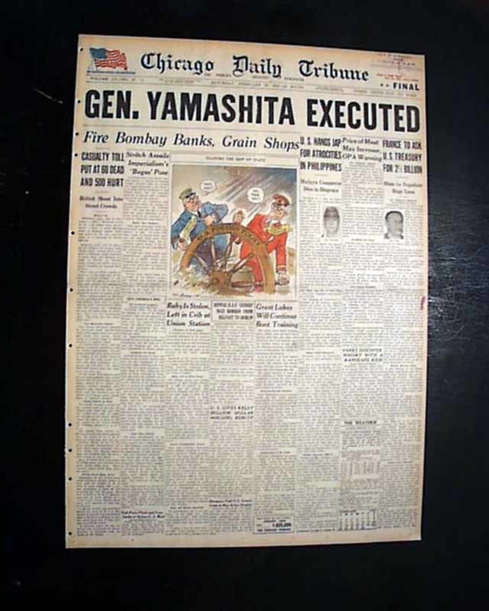 Yamashita took what was left of his army to the north of the country, where he surrendered after bitter fighting on September 2nd, 1945. Later in 1946, he was tried and executed for war crimes. 