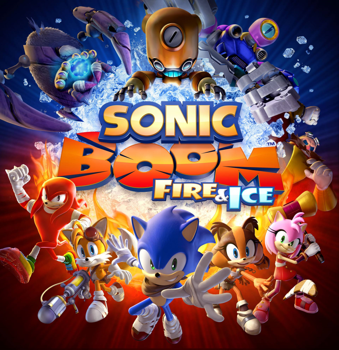 "Sonic Boom: Fire & Ice" Cover Art