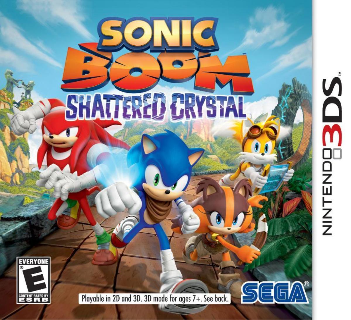 "Sonic Boom: Rise of Lyric" and "Sonic Boom: Shattered Crystal" Box Art