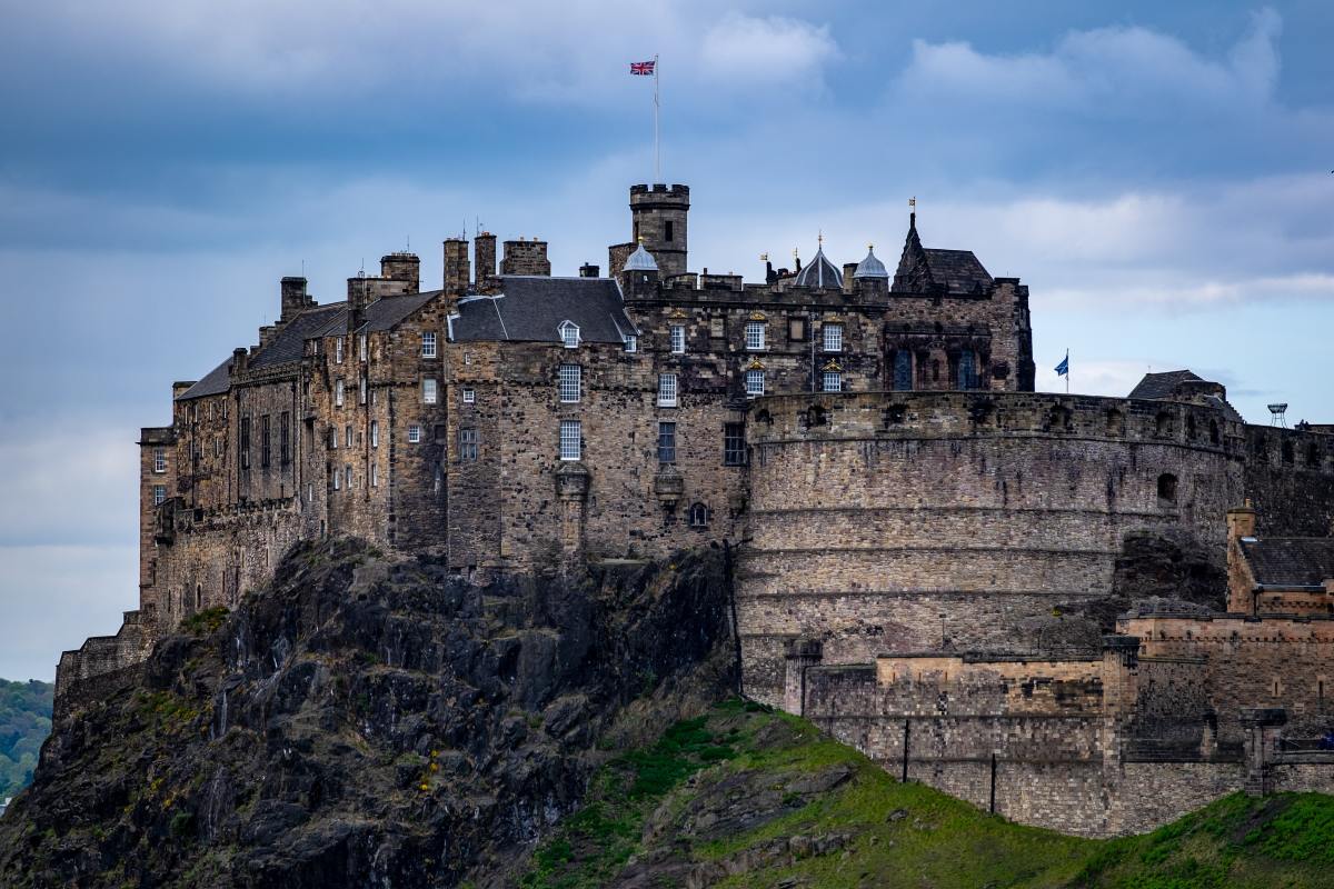 Magnificent and mysterious Edinburgh Castle.