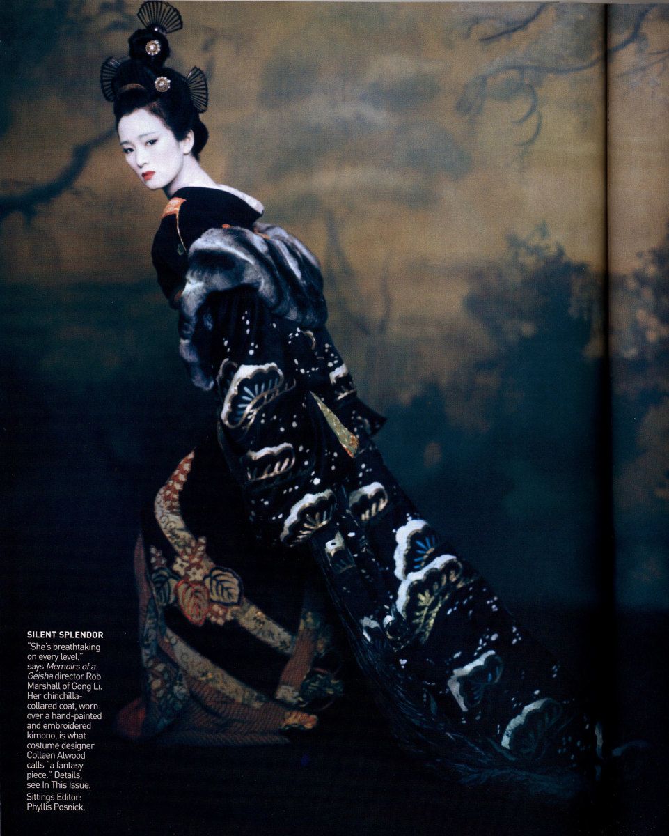 Gong Li as Hatsumono from Memoirs of a Geisha