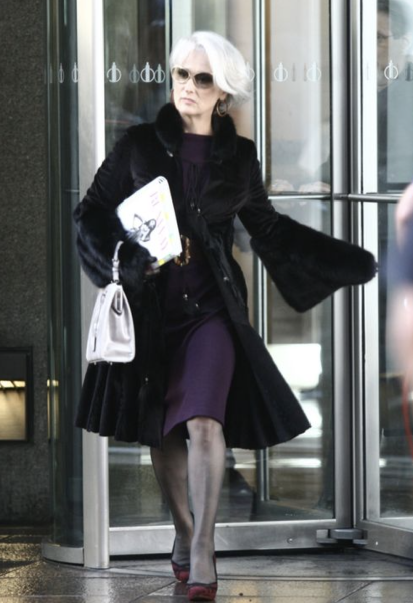 Meryl Streep as Miranda Priestly from The Devil wears Prada