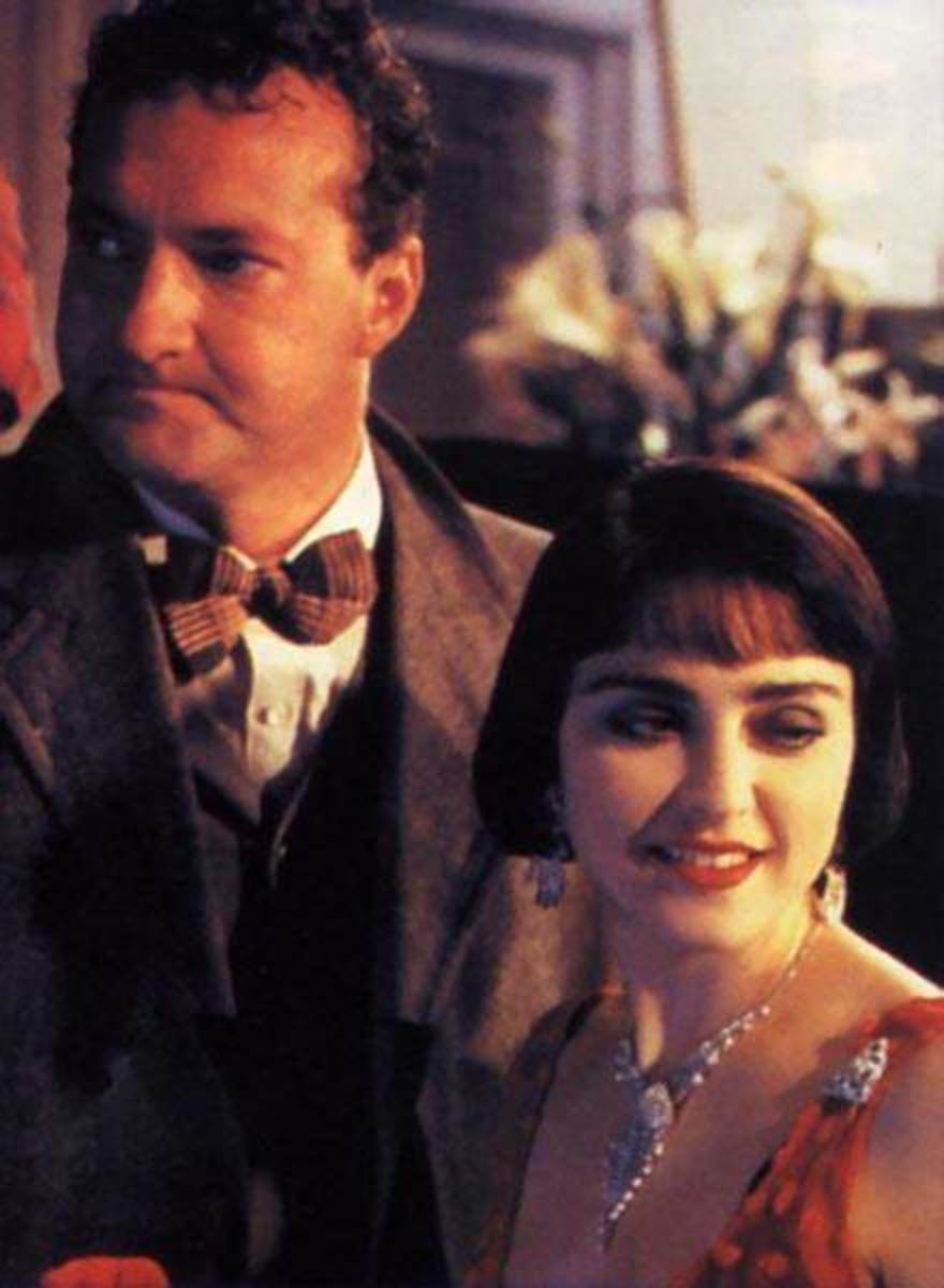 Feet Samuels regrets his future decision after giving Hortense Hathaway (Madonna) some diamonds