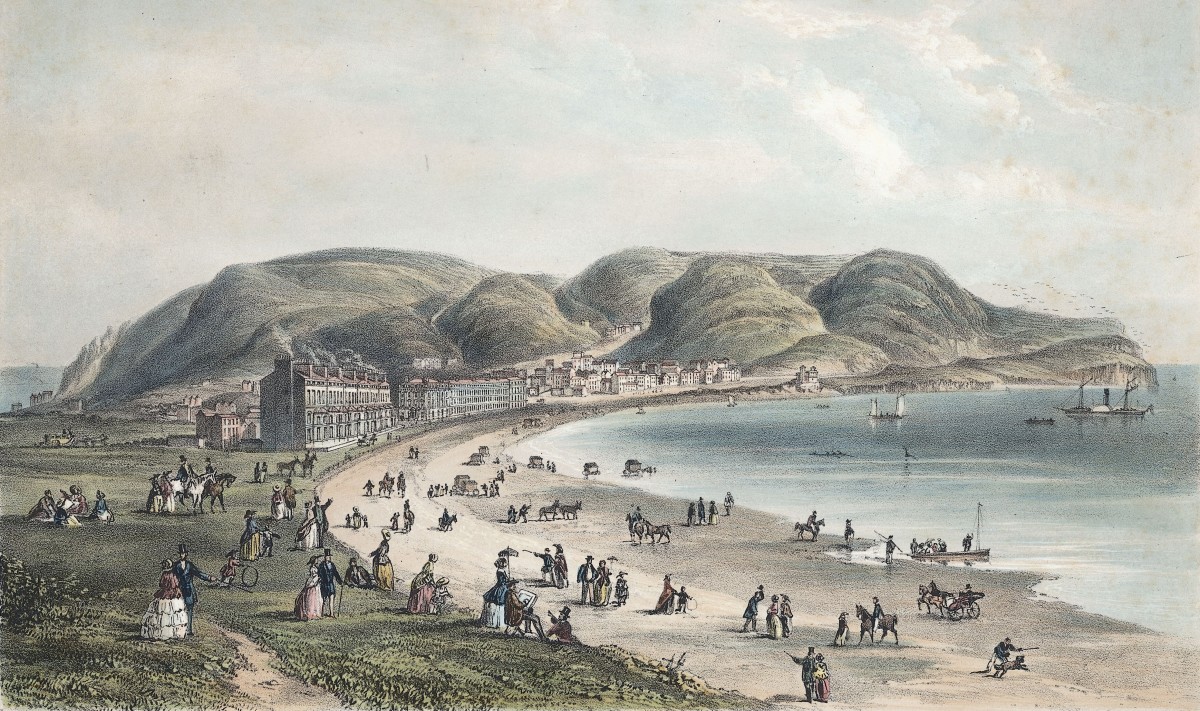 The railways allowed Victorians to holiday in peaceful seaside towns such as Llandudno.