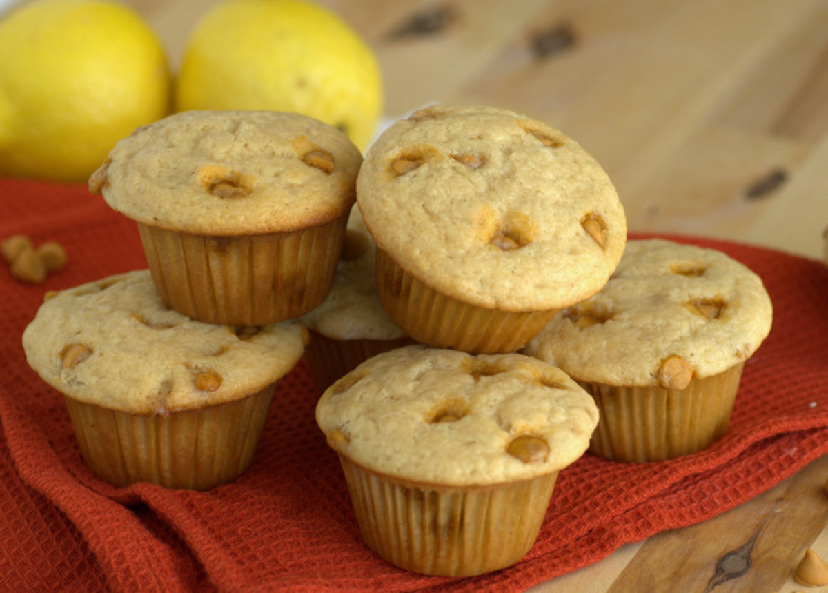 Lemon butterscotch muffins