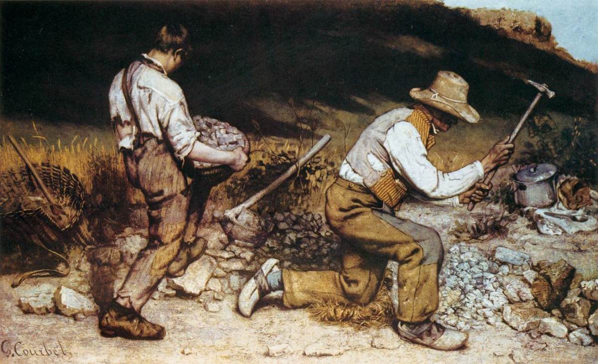 Gustave Courbet - The Stonebreakers (1849) - Oil on Canvas