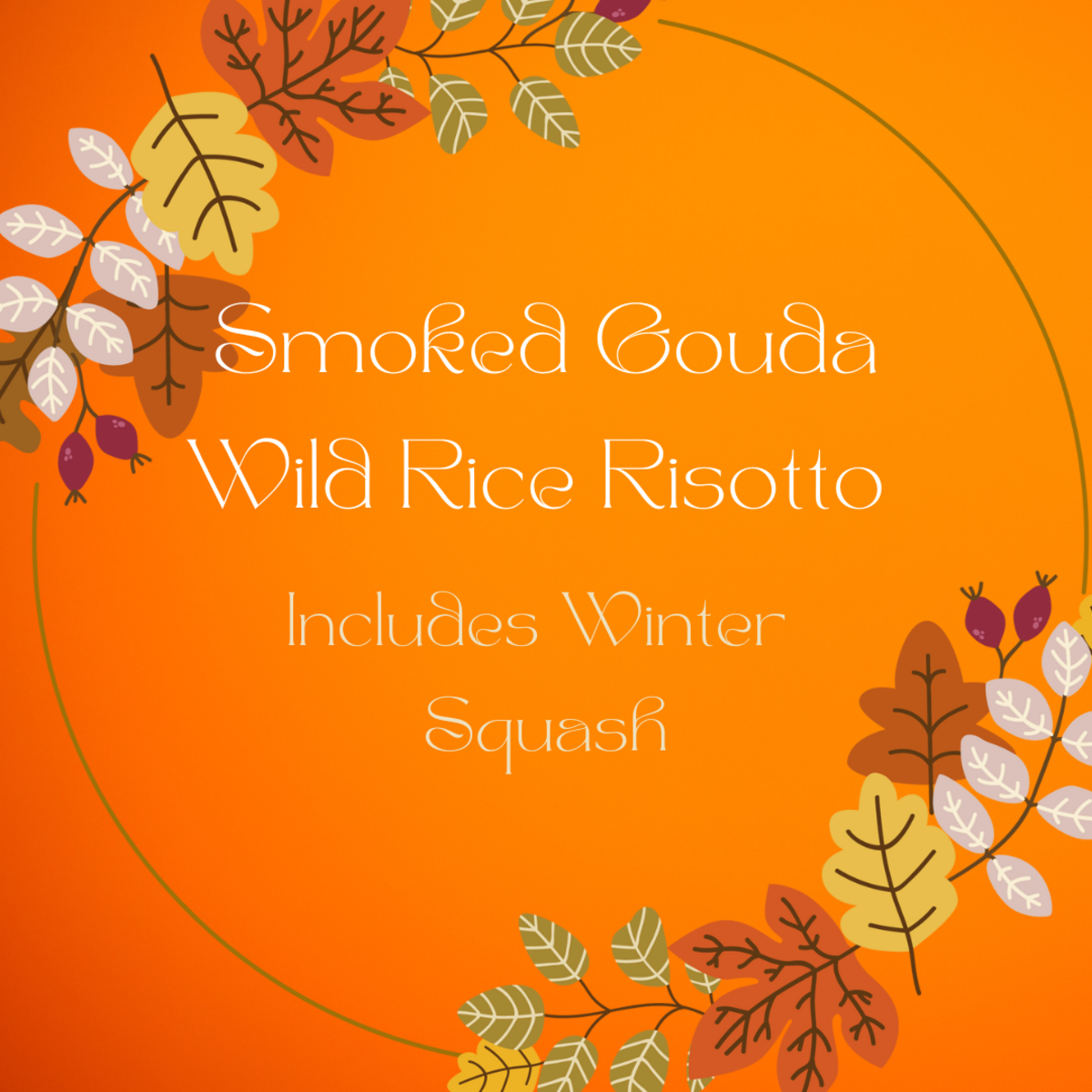 Smoked Gouda Wild Rice Risotto With Winter Squash
