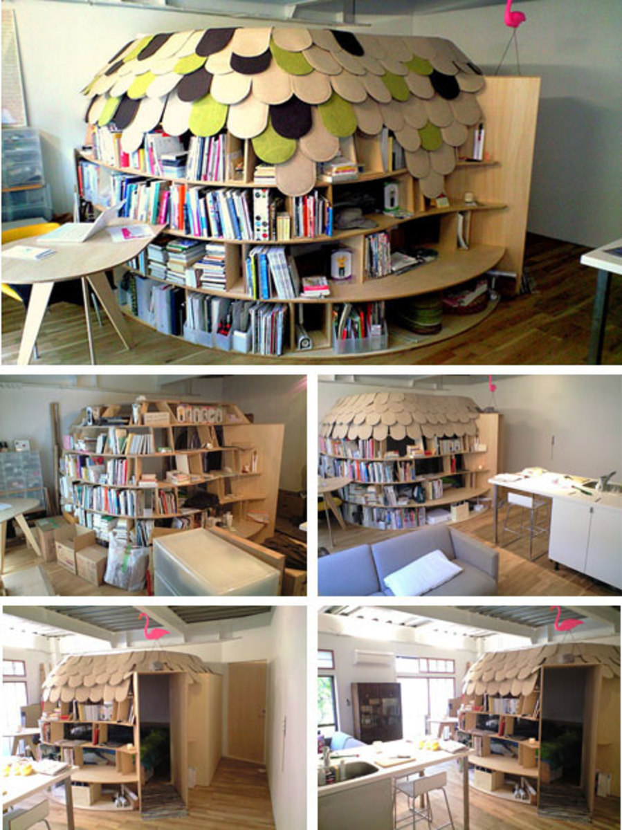 Book fortress bookcase