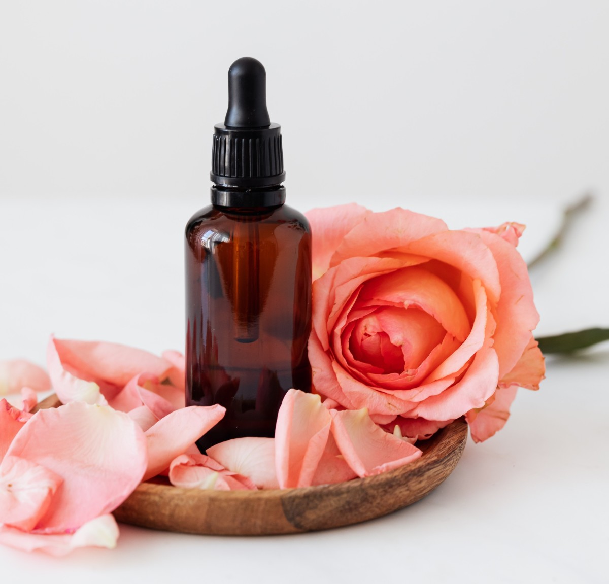 Essential oil from roses, as an example, can be a nice alternative to perfumes or colognes.