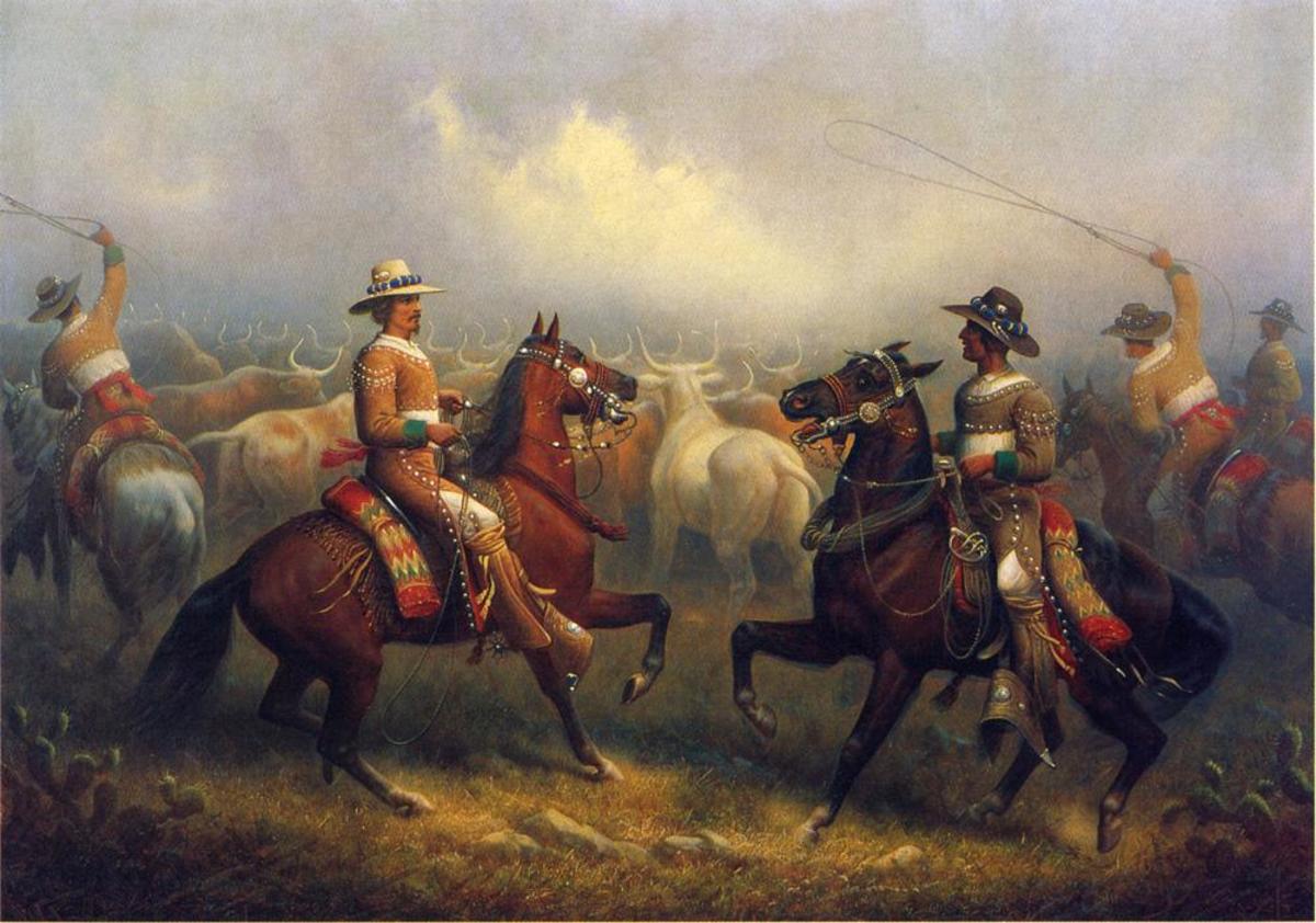 "California Vaqueros" by James Walker, 1875, American Museum of Western Art, Denver, Colorado