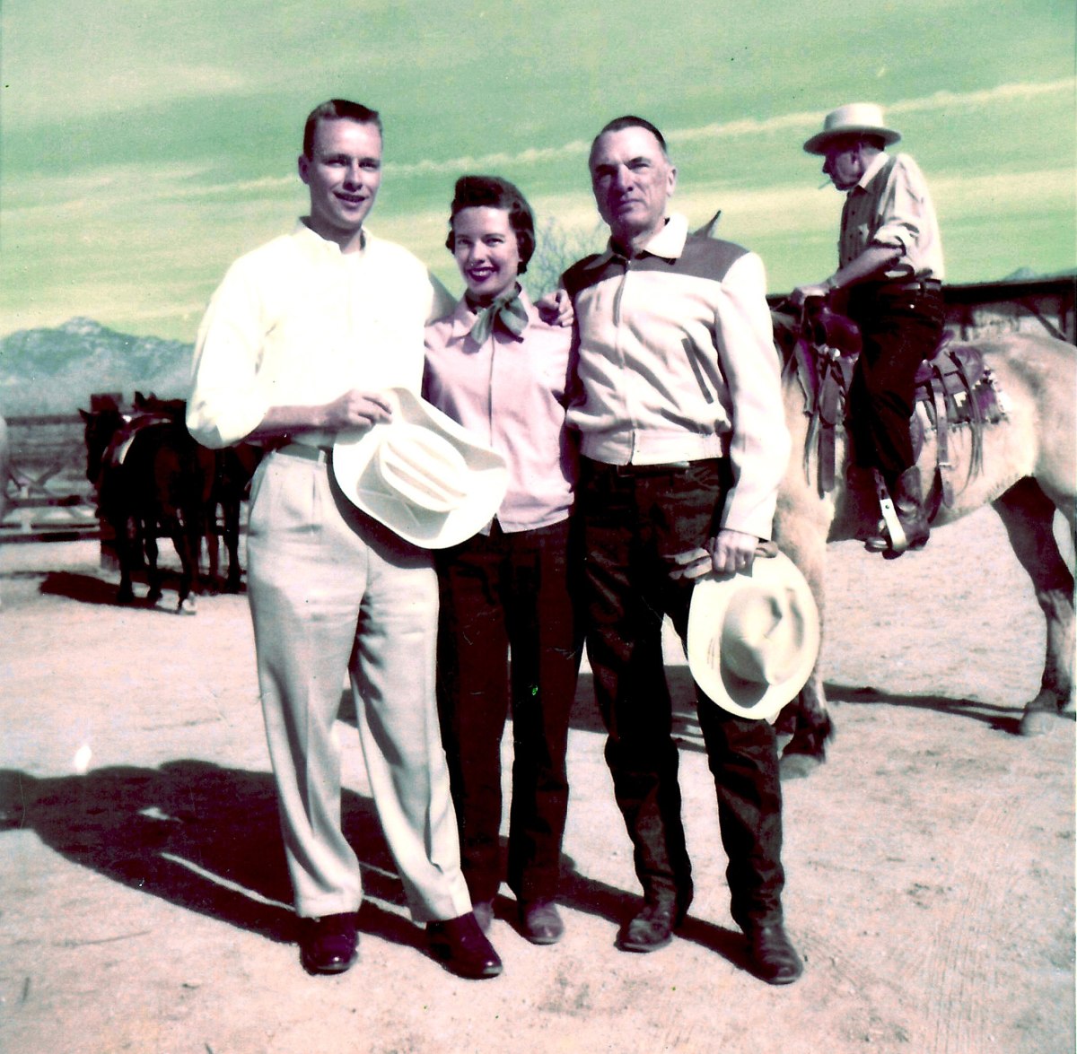 A family visits an Arizona dude ranch in 1956.