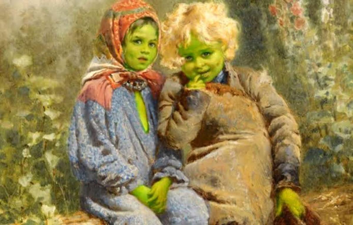 Green siblings