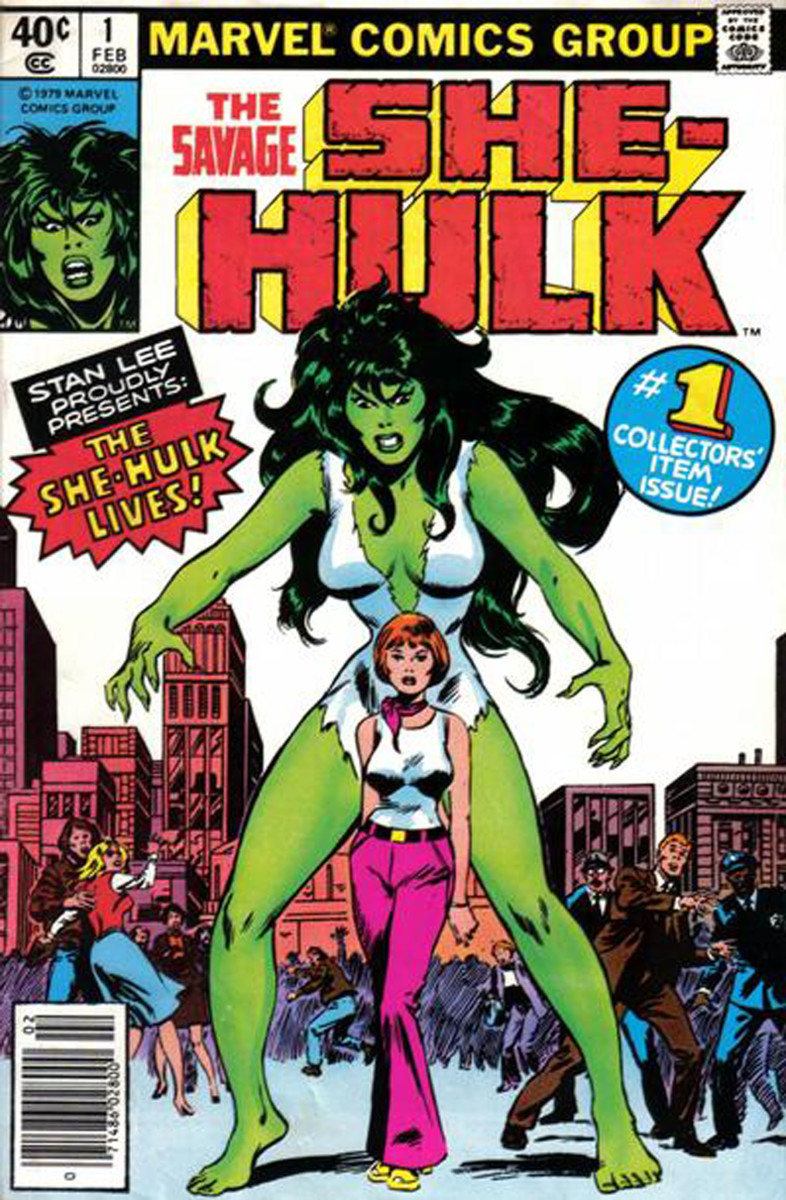 Savage She-Hulk #1—cover by John Buscema and Irv Watanabe