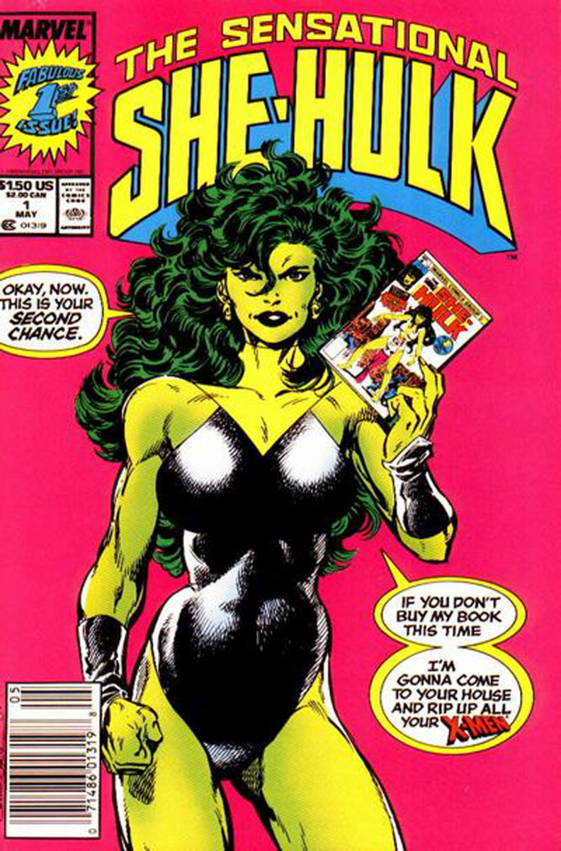Sensational She-Hulk #1. Cover by John Byrne