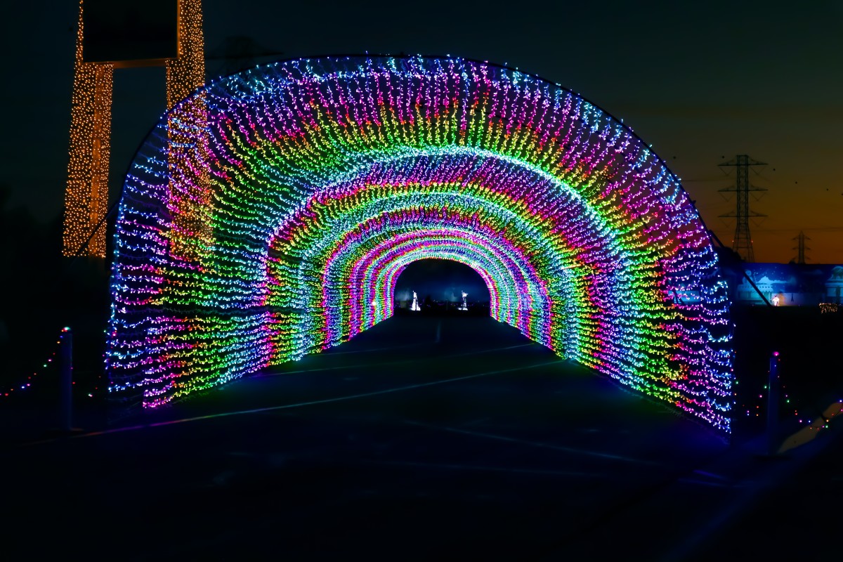 Video of Christmas Lights Display at Charlotte Motor Speedway Is Mind