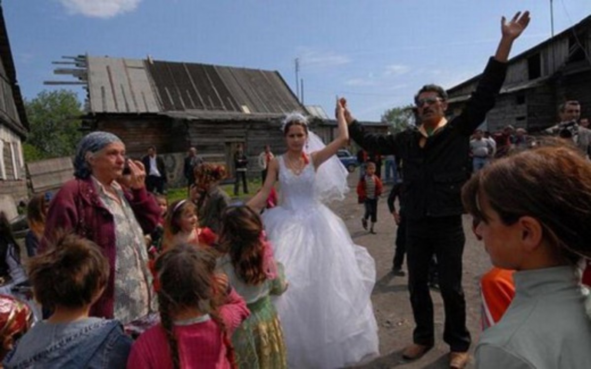 Gypsy wedding in Portuga