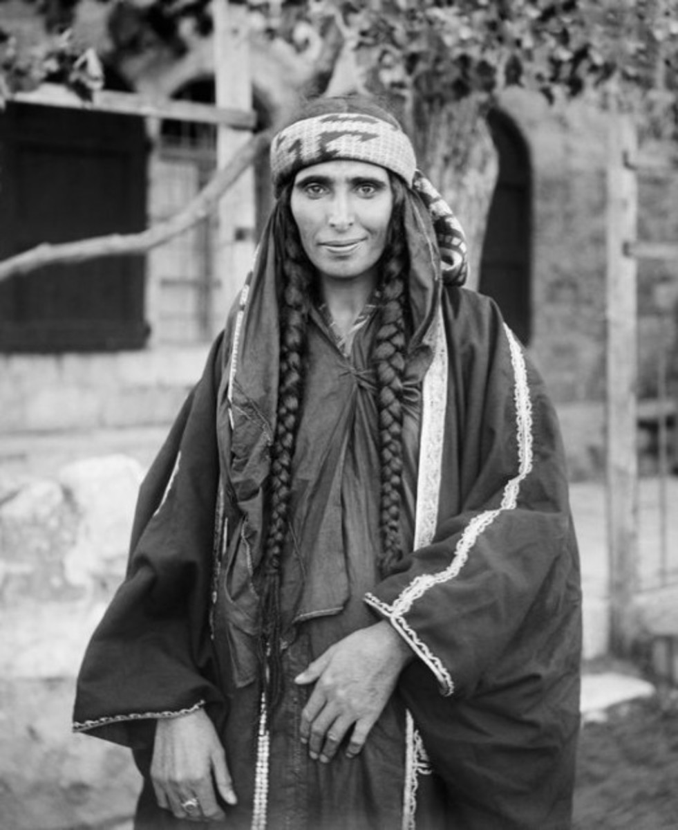 Domari woman in Israel 