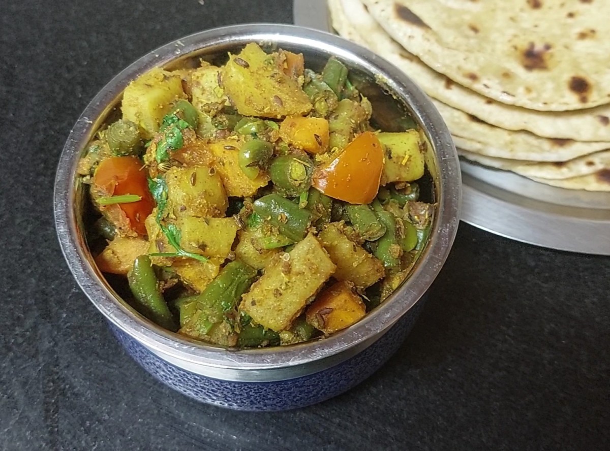 Traditional Indian Masala Vegetable Fry Recipe
