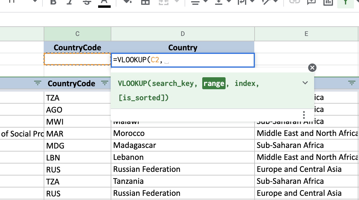 How to Use the VLOOKUP Formula in Google Sheets - 79