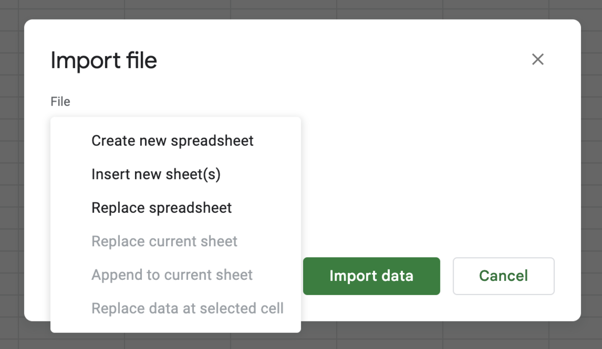 how to upload an excel file to google sheets