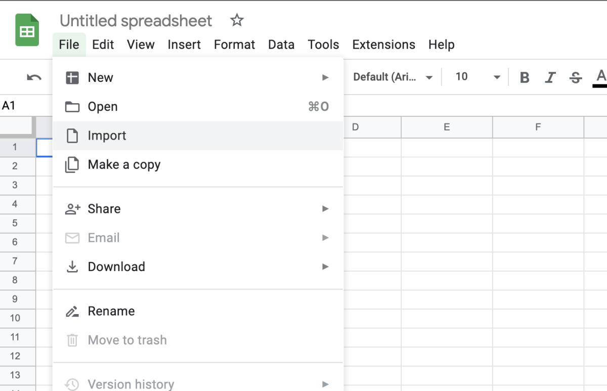How to Upload an Excel File to Google Sheets - 58