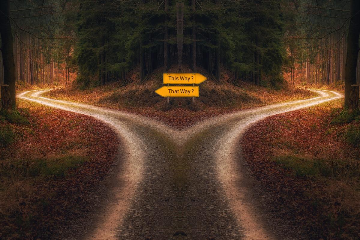 Ethical dilemmas are like crossroads – which way to go? 