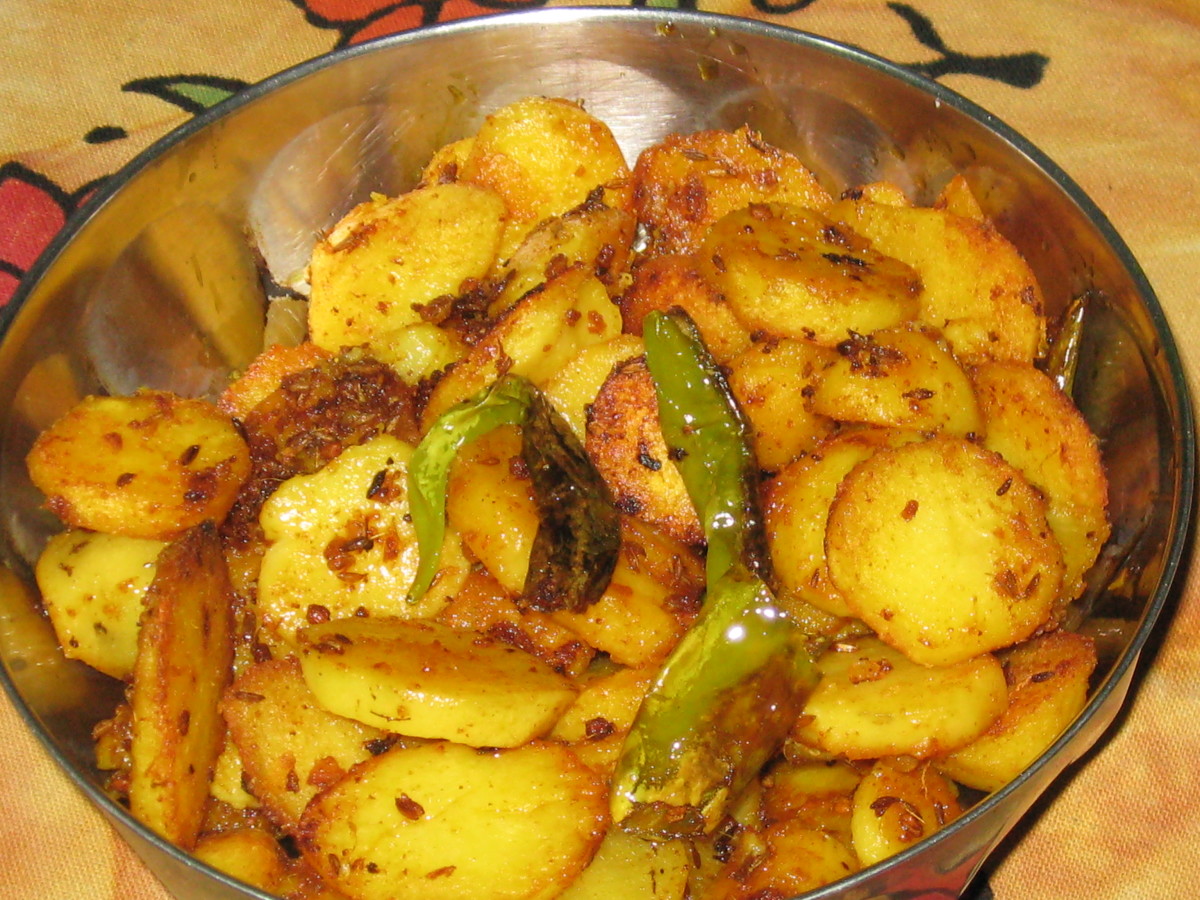 garlic-fried-potatoes