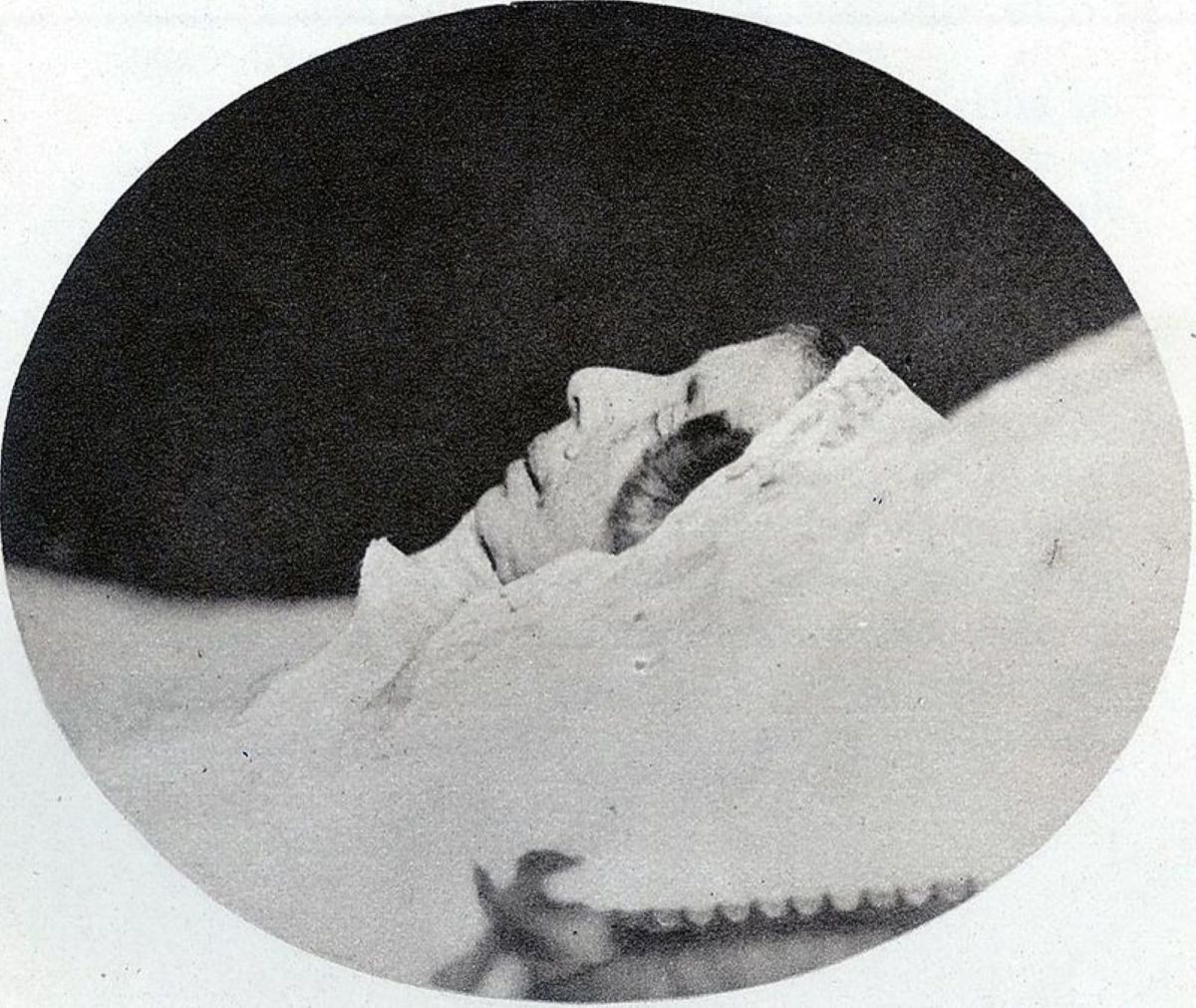 Desiree or Queen Desideria of Sweden and Norway on her deathbed December 1860.