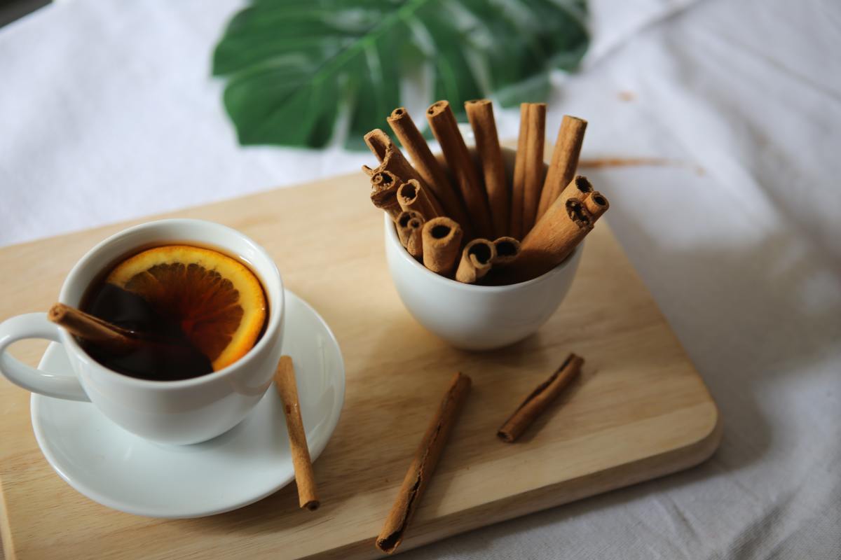 Cinnamon, used in hot tea