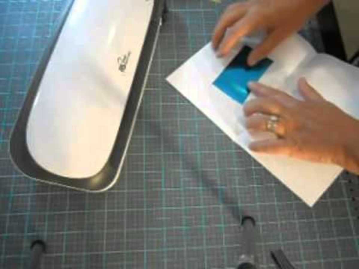 A laminator is an easy way to get foiled images without a lot of extra machines