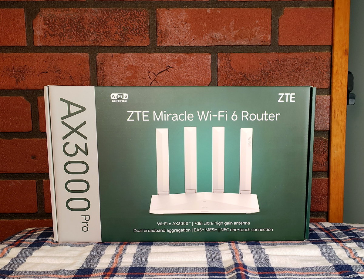 Review of the ZTE Ax3000 Pro WiFi 6 Router