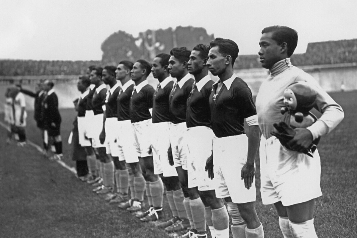 Dutch East Indies (Modern day Indonesia) in the 1938 FIFA World Cup. 