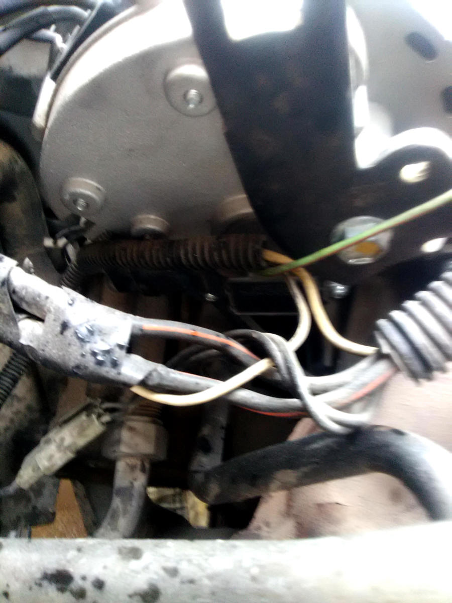 Closely examine alternator electrical connectors and wires for corrosion and damage.