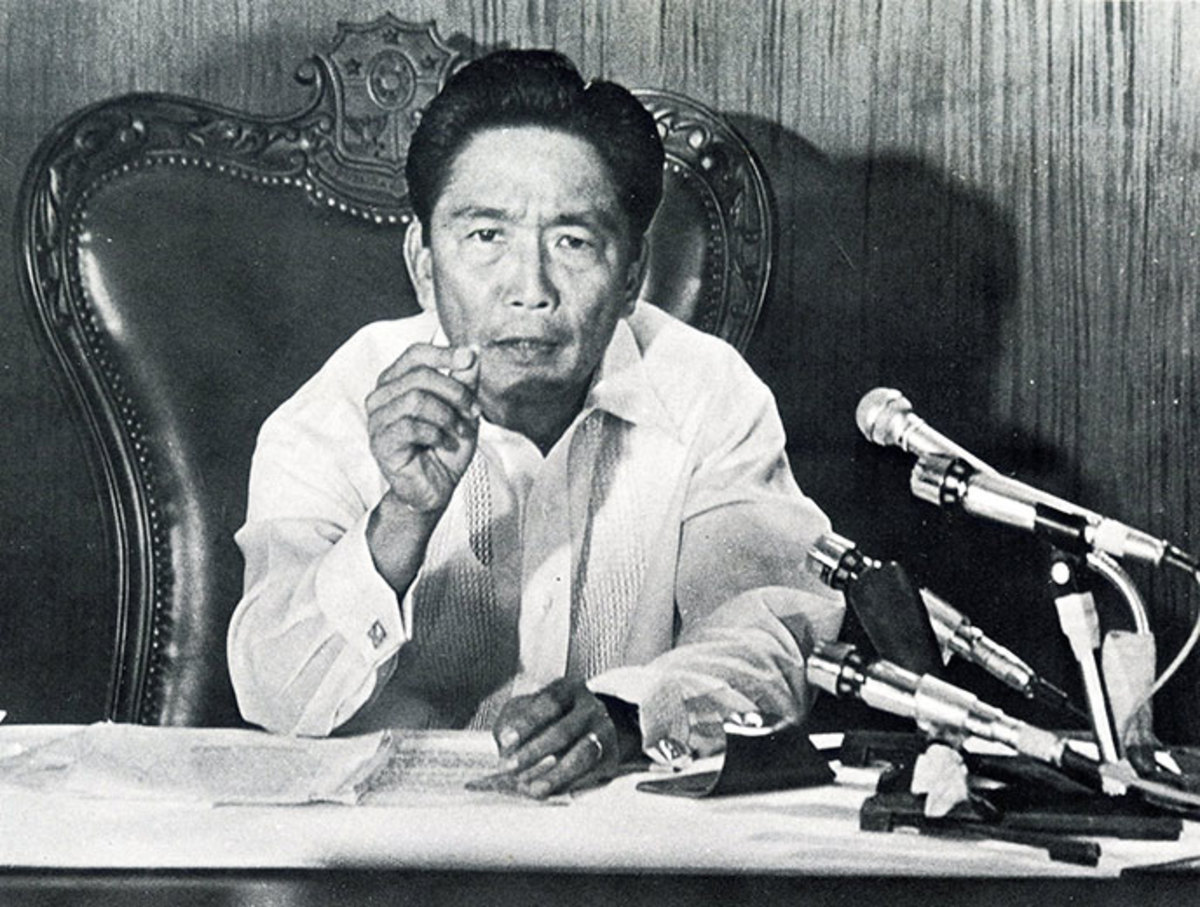 Former President Ferdinand Marcos Sr.'s declaration of Martial Law in the Philippines