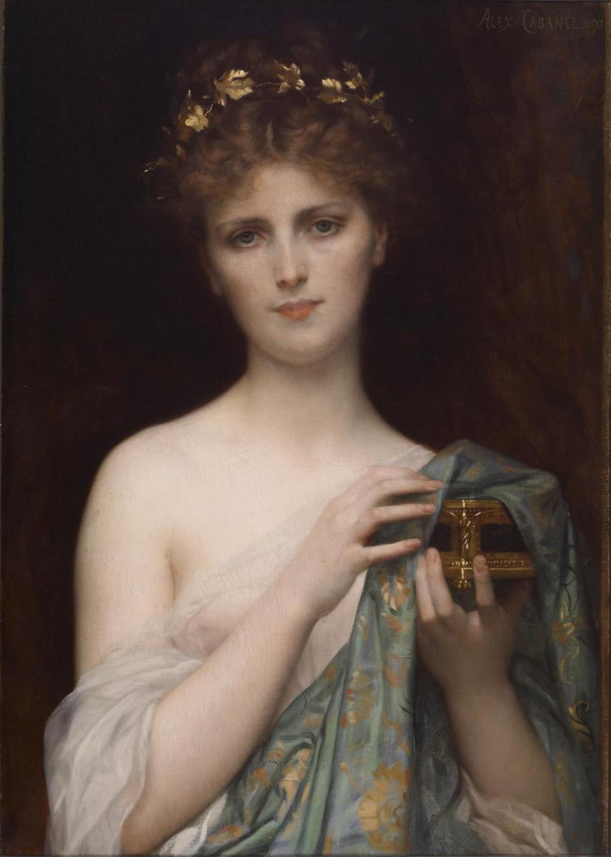 Pandora. Alexandre Cabanel (1823–1889). Walters Art Museum