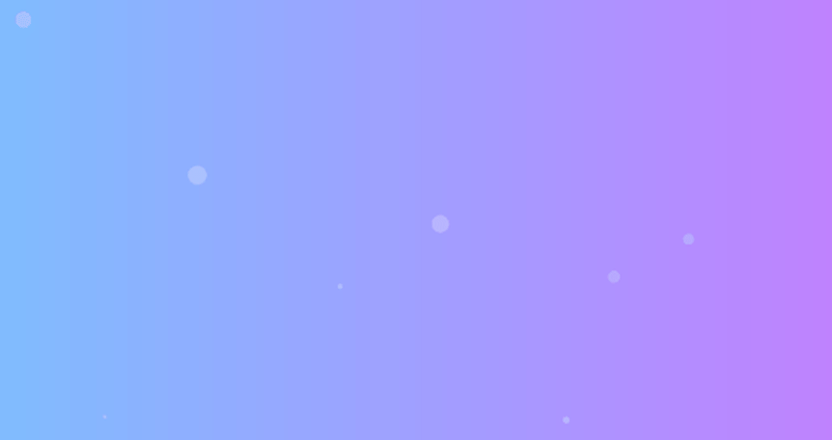 Here's a background with cute bubbles!