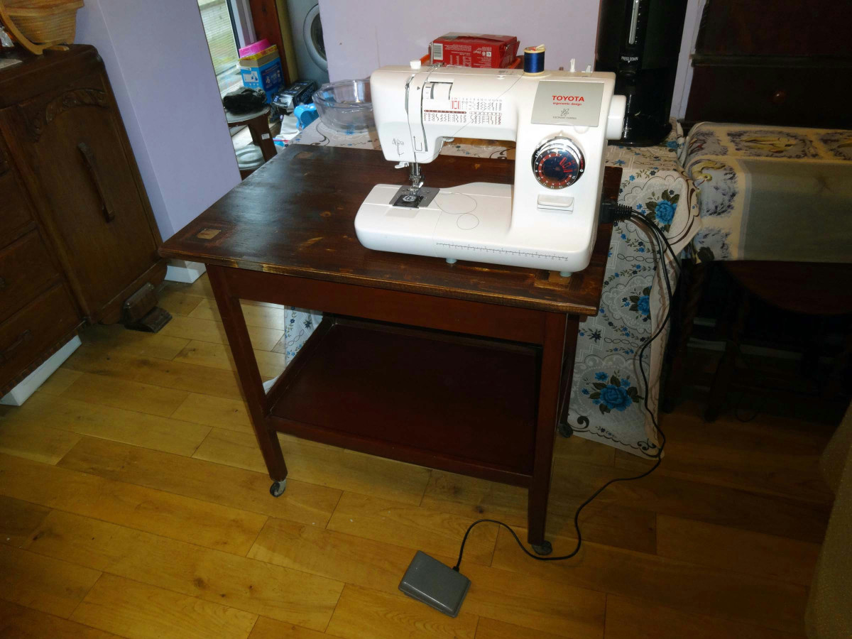Sewing table conversion