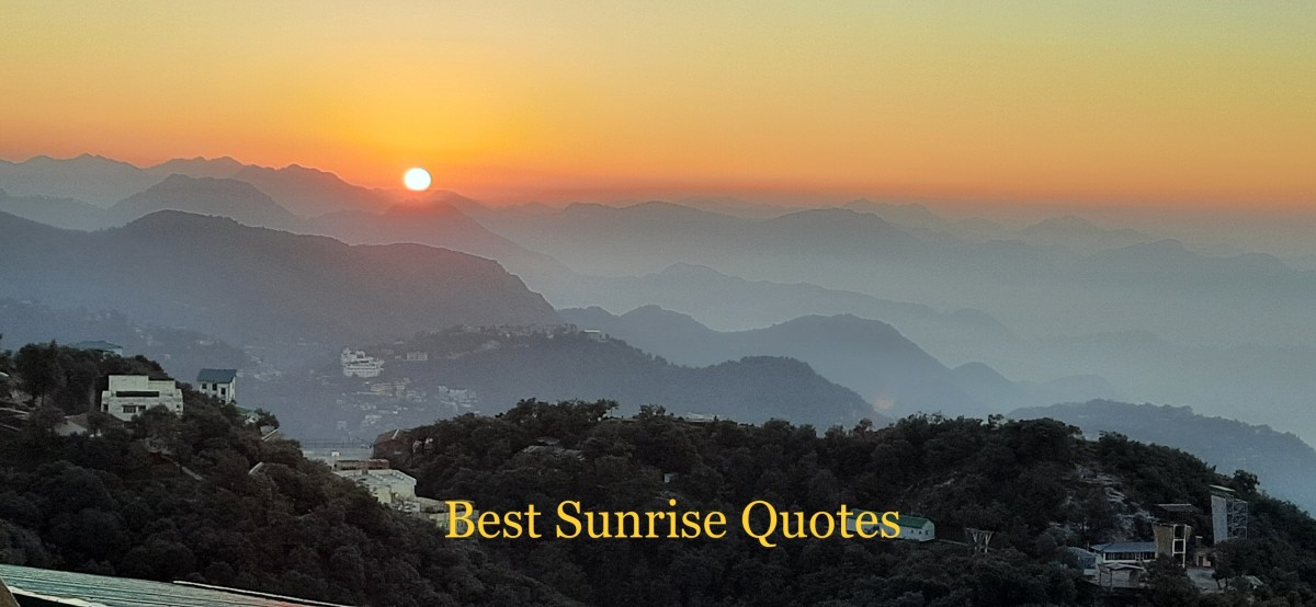 Best Sunrise Quotes 