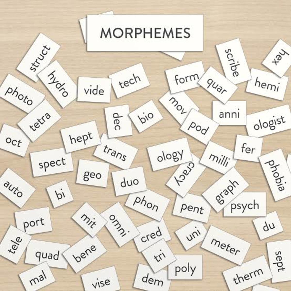 Types and Meaning of Morphemes
