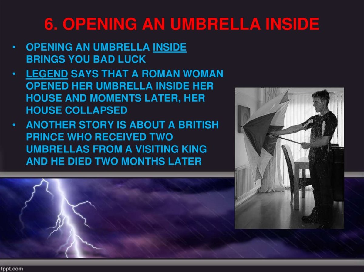 opening Umbrella Inside