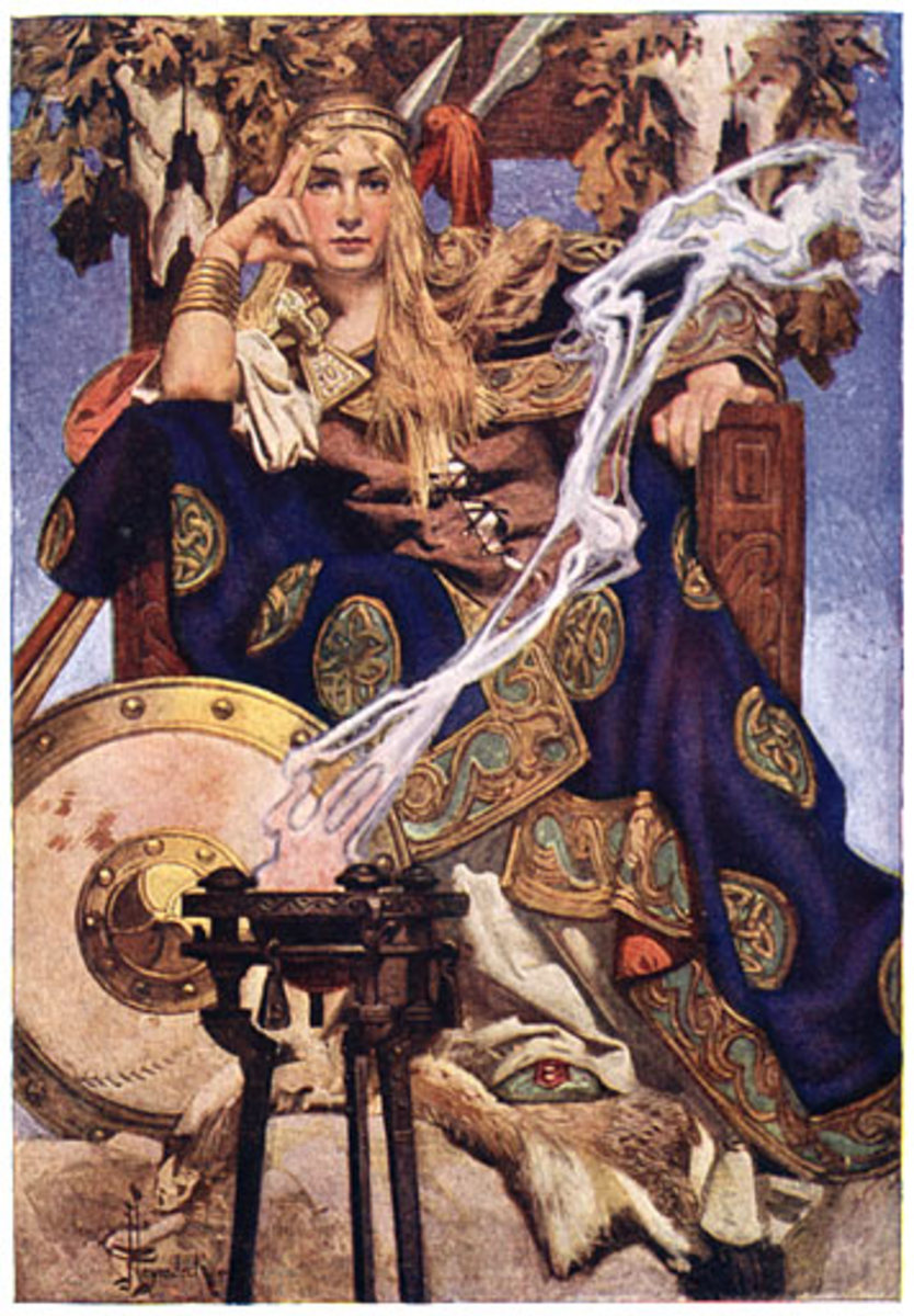 Queen Maev (Medb) by J. C. Leyendecker