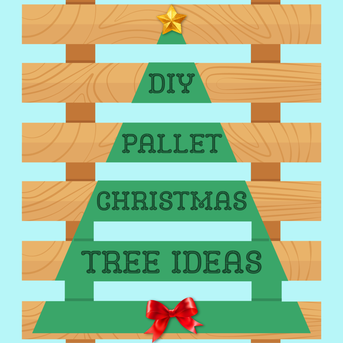 If you can't have a real tree in your home, try one of these space-saving pallet Christmas tree projects!